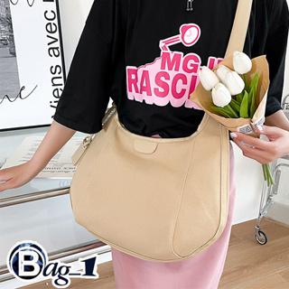 bag_1(BAG1820) กระเป๋าสะพายไหล่ผ้าแคนวาส สไตล์เกาหลีปรับสายได้