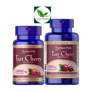 ภาพหน้าปกสินค้าPuritan\'s Pride Tart Cherry Extract 1000 mg / 60, 120 Capsules ที่เกี่ยวข้อง