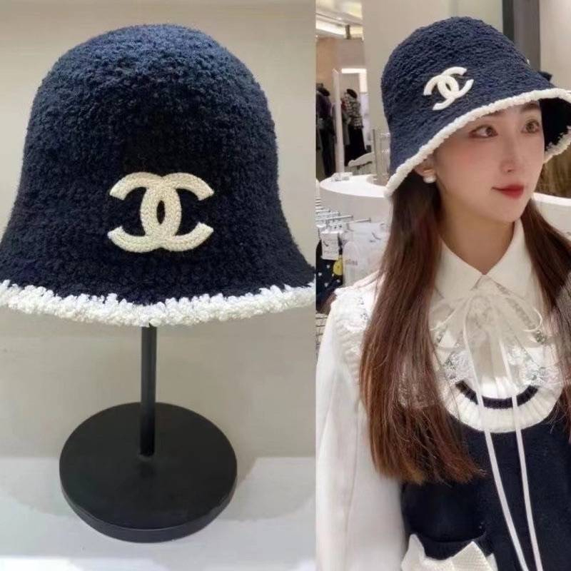 สินค้าพร้อมส่ง-หมวกบักเก็ต-chanel-แฟชั่นฤดูหนาวที่ต้องห้ามพลาด