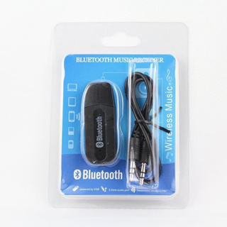 ตัวรับสัญญาณบลูทูธ BT-163 Wireless Bluetooth 3.5 mm AUX Audio Stereo Music Home Car Receiver Adapter Mic