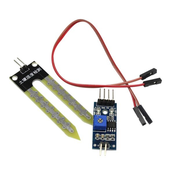 เซนเซอร์วัดความชื้นในดิน Soil Moisture Sensor Module สำหรับ Arduino ...