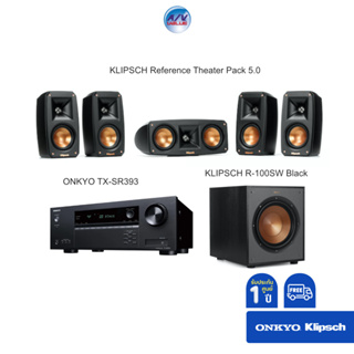 ONKYO TX-SR393 + KLIPSCH Home Theater Set (AVR+Speaker Set + Subwoofer)