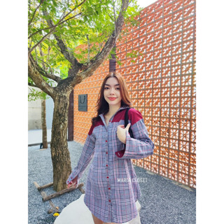 เชิ้ตลายสก๊อตหรู แบบเก๋มาก งานดีเกรดพรีเมี่ยม แมทช์ยังไงก็สวย ได้ทั้งกางเกงขาสั้นขายาว