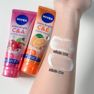 (แท้‼️) NEVEA C&A 180 ml นีเวียวิตามินโลชั่น  NIVEA Extra White C&E/C&A Vitamin Lotion ถูกที่สุด‼️❗️