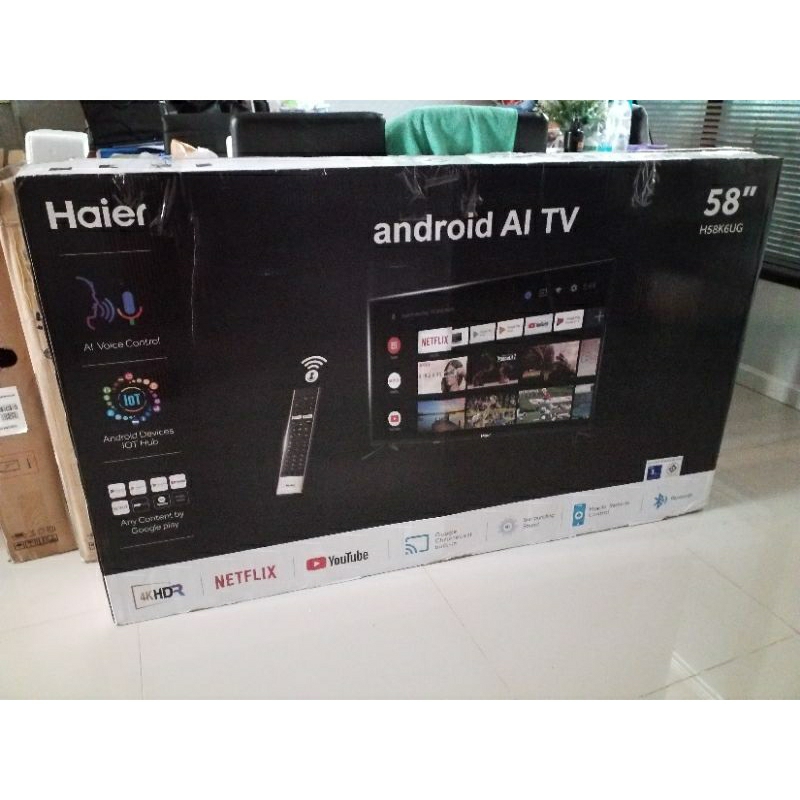 TV Android 4K UHD 58 นิ้ว ทีวี Haier รุ่น LE58K6500UA | Shopee Thailand
