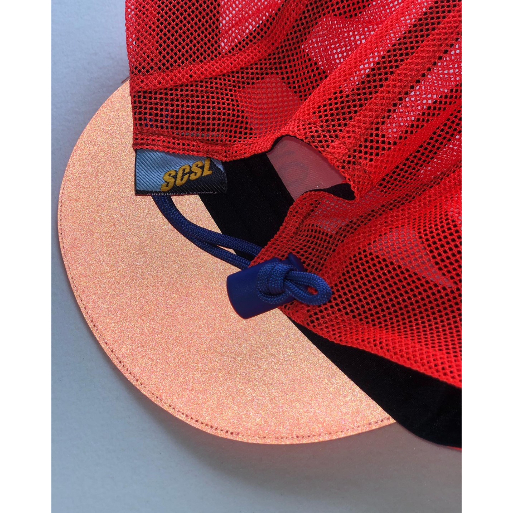 secret-sealing-bag-run-now-fab-later-cap-reflective-orange-หมวกวิ่งตาข่ายสะท้อน