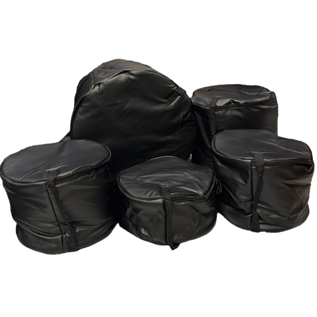 กระเป๋ากลองชุด-5-ใบ-แบบหนัง-pvc-และ-แบบผ้า-บุฟองน้ำหนา-drum-set-bags