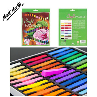 สีชอล์ก MONT MARTE SOFT PASTELS 36 สี Vitrant colours