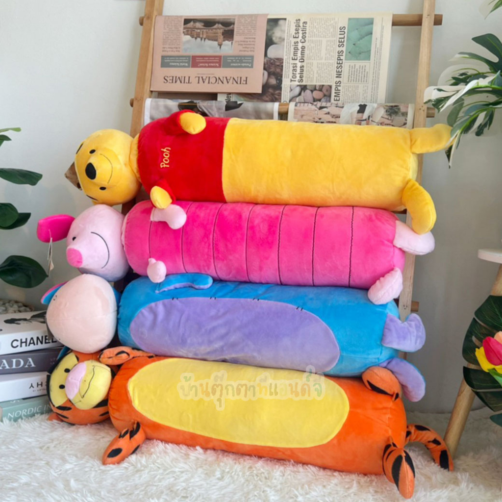 หมอนข้าง-หมีพูห์และผองเพื่อ-size-30-นิ้ว-หมอนตุ๊กตา-pooh-หมีพู-piglet-พิกเล็ต-eeyore-อียอร์-tigger-ทิกเกอร์-ลิขสิทธิ์แท้