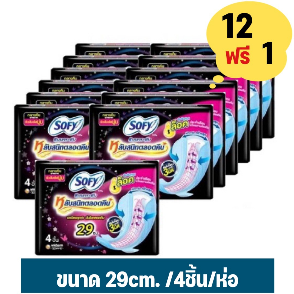 12-ห่อแถม-1-ห่อ-sofy-ผ้าอนามัยโซฟี-และ-laurier-ผ้าอนามัยลอริเอะ-แถมฟรีสูตรเย็น