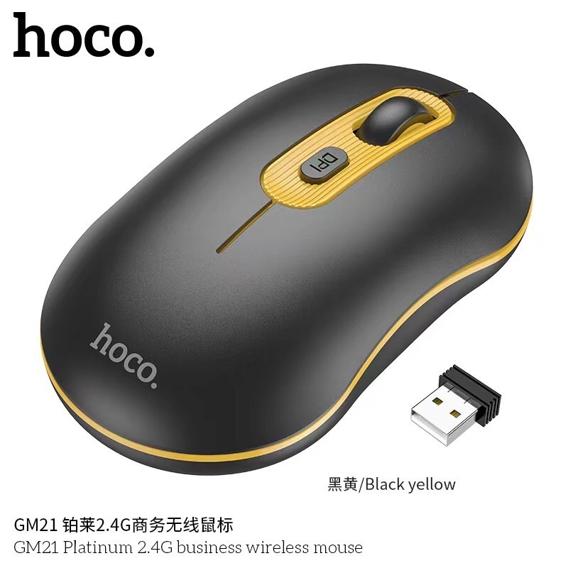 hoco-รุ่น-gm21-wireless-mouse-เม้าส์ไร้สาย-2-4g-เม้าส์ไร้สาย-แท้พร้อมส่่ง-190466