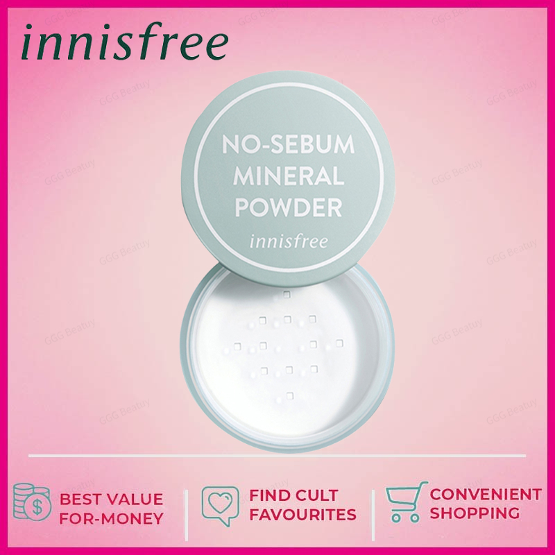 ส่งไว-innisfree-no-sebum-mineral-powder-5g-แป้งฝุ่นคุมมัน-แป้งฝุ่น-คุมมัน-ผิวเนียน-บางเบา