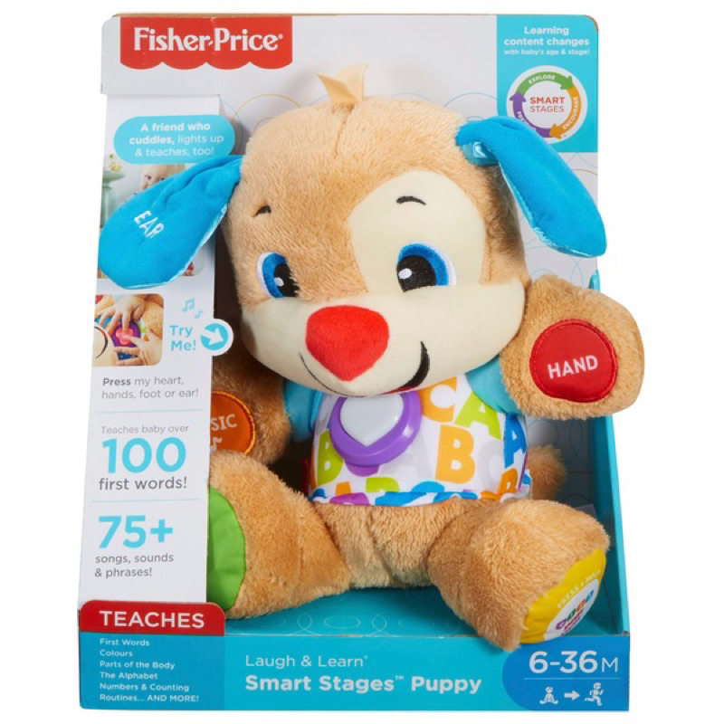 fisher-price-ตุ๊กตาน้องหมา-ปุ่มกดเสียงดนตรี-นำเข้าจากอเมริกา