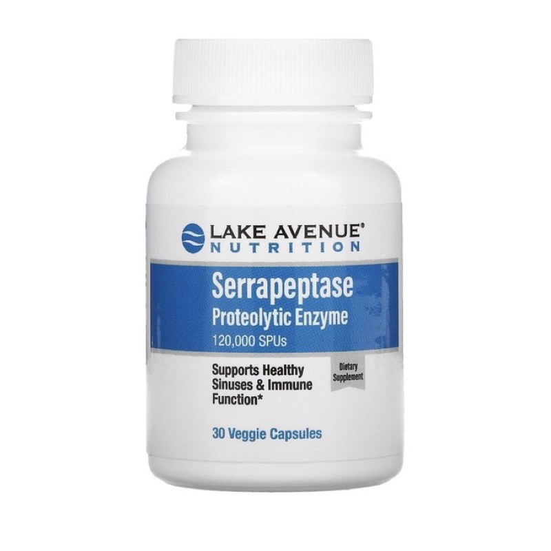 เอ็นไซม์-ลดบวม-อักเสบ-serrapeptase-proteolytic-enzyme-120-000-spus-30-แคปซูล-lysozyme-ดูแลระบบทางหายใจ-ไซนัส