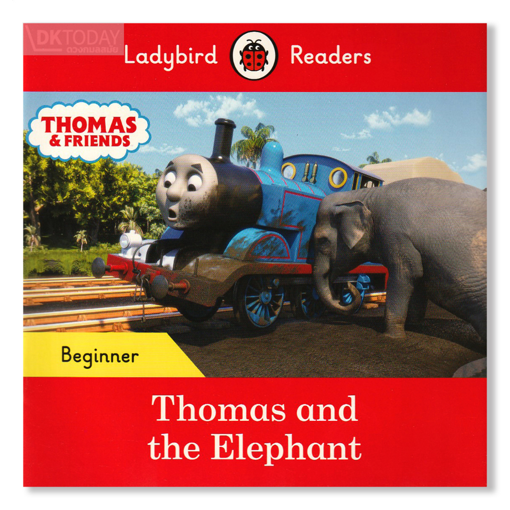 dktoday-หนังสือ-ladybird-readers-beginner-thomas-amp-the-elephant-with-code