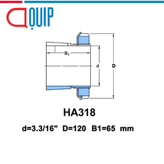 HA318 SBC ปลอกรัดเพลา ADAPTER SLEEVE 3.3/16
