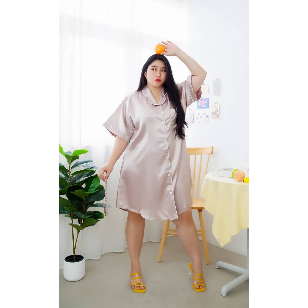 plussize-ชุดนอนคนอ้วน-size-xl-รอบอก-48-52-เอว-สะโพก-58-ความ-ยาว-38