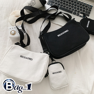 bag_1(BAG1646) M3กระเป๋าสะพายข้าง ผ้าแคนวาส