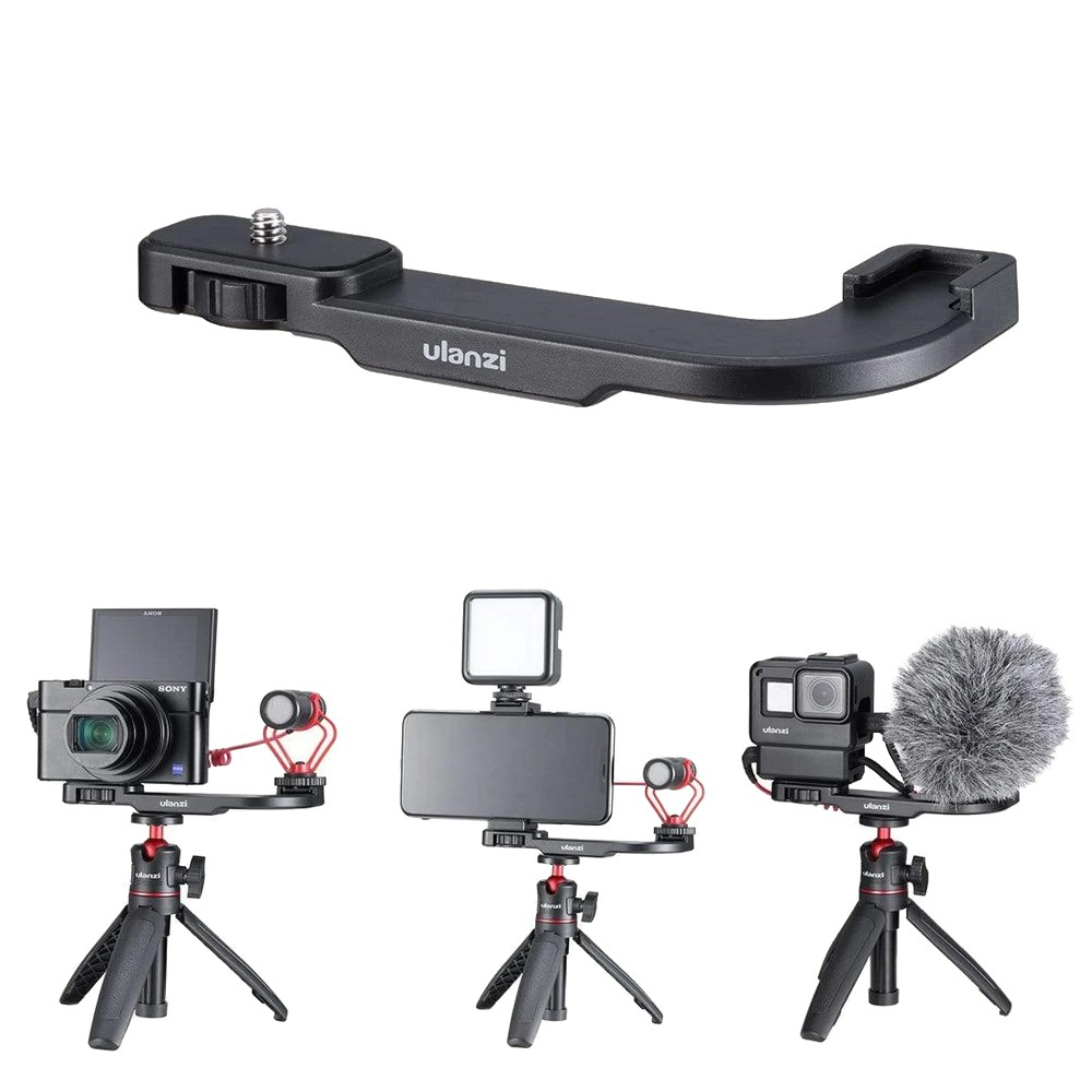 ulanzi-pt-9-vlog-bracket-for-slr-camera-อุปกรณ์เมาท์ขาตั้งหรือกล้อง-เพิ่มช่องสำหรับติดตั้งไฟ-led-ไมโครโฟน