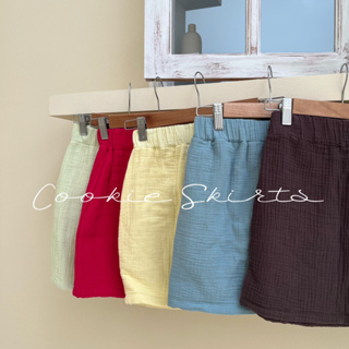 ภาพหน้าปกสินค้าcookie skirt กระโปรงทรงเอ ดีเทลผ้า7สี (thanan.closet) ที่เกี่ยวข้อง