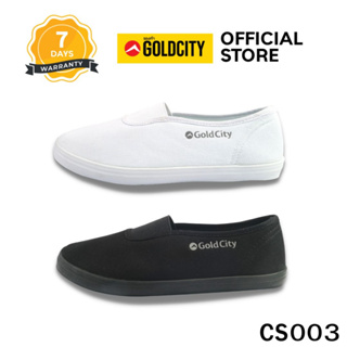 สินค้า GOLDCITY รุ่น CS003 รองเท้าผ้าใบแฟชั่น รองเท้าสลิปออน SLIP-ON รองเท้ากังฟู โกลด์ซิตี้ (279)