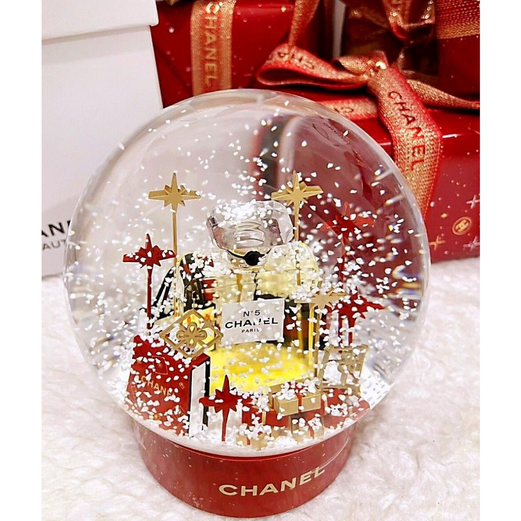 chanel-christmas-crystal-snow-globe-พร้อมส่ง