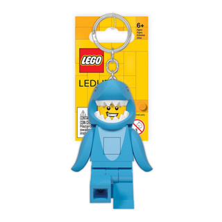 LEGO พวงกุญแจ ไฟฉาย เลโก้ มินิฟิกเกอร์ ฉลาม Shark Suit Guy Key Light ลิขสิทธิ์แท้ SHARK