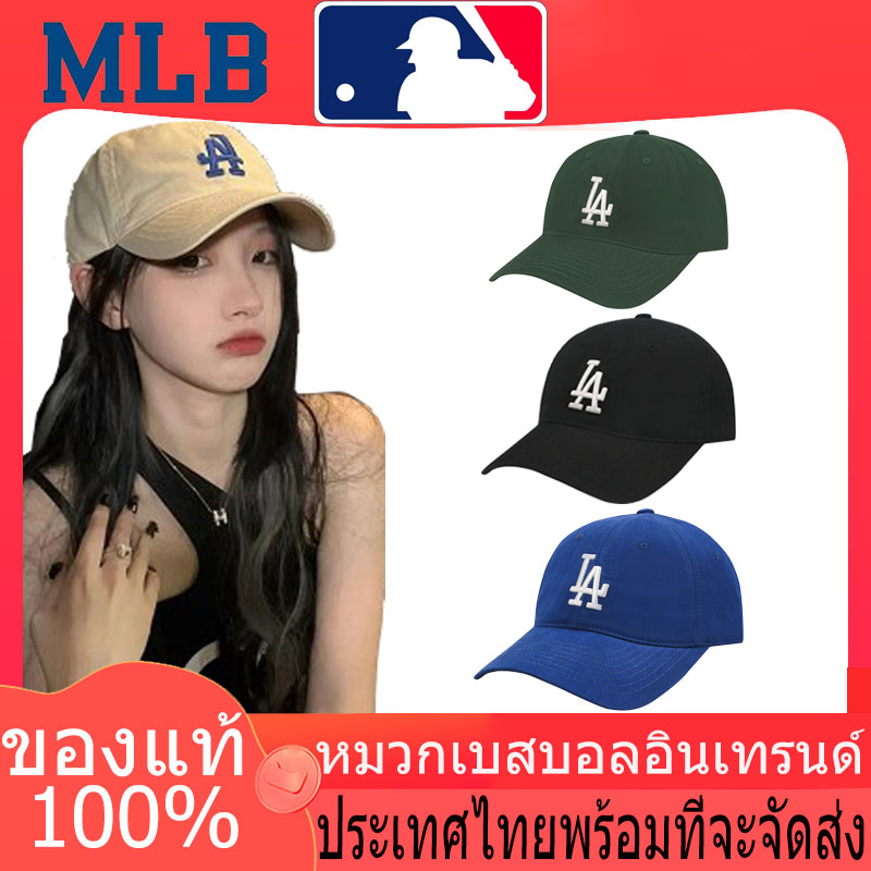 แท้100-mlb-la-los-angeles-dodgers-เกาหลีใต้-หมวก-หมวกเบสบอล-เอ็มแอลบี-ball-cap-ny