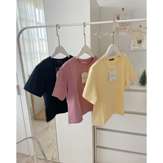 ST190 Basic Crop Top ป้าย HONEY YOC 🦋