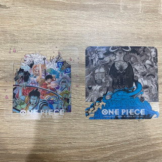 ONE PIECE ที่รองแก้ววันพีซ แผ่นรองแก้ว แบบใส