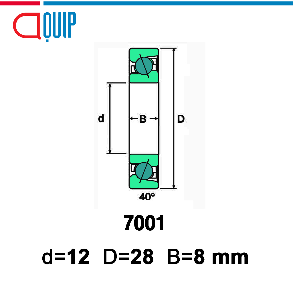 7001-ubc-ตลับลูกปืนเม็ดกลมสัมผัสเชิงมุม-angular-contact-ball-bearing-single-row-เพลา-12-มม