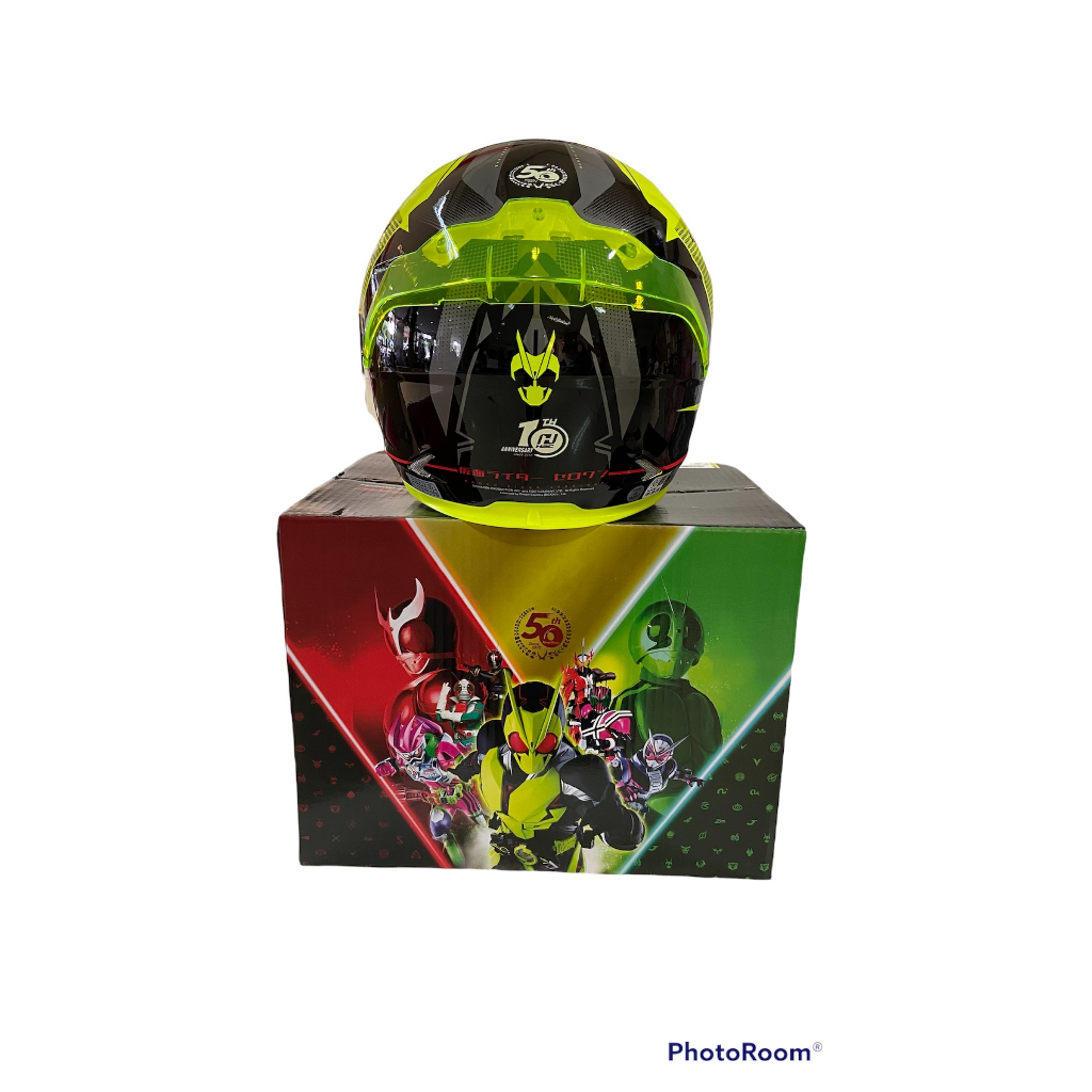 หมวกกันน็อกเต็มใบ H2C แท้ limited edition REIWA MASK RIDER ไอ้มดแดง ...