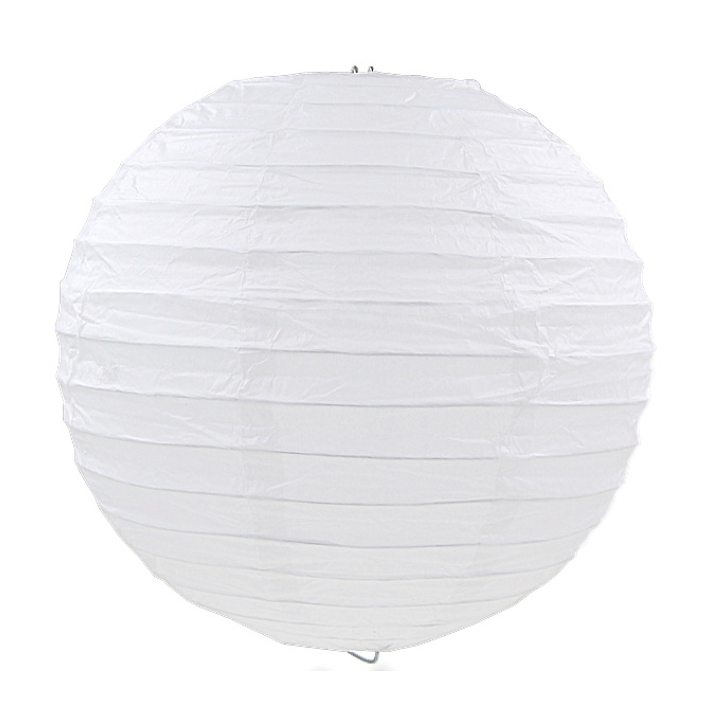 โคมกระดาษ-โคมไฟกระดาษ-paper-lantern-สีขาว-ขนาด-60-cm-ไซส์-jumbo-ตกเเต่งงานเเต่งงาน-งานอีเว้นท์-งานเลี้ยงสังสรรค์