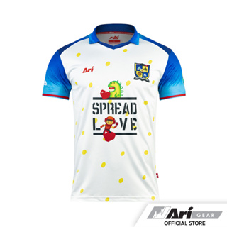 ARI SPREAD LOVE JERSEY - WHITE/BLUE/RED เสื้อฟุตบอล อาริ สเปรด เลิฟ สีขาวน้ำเงิน