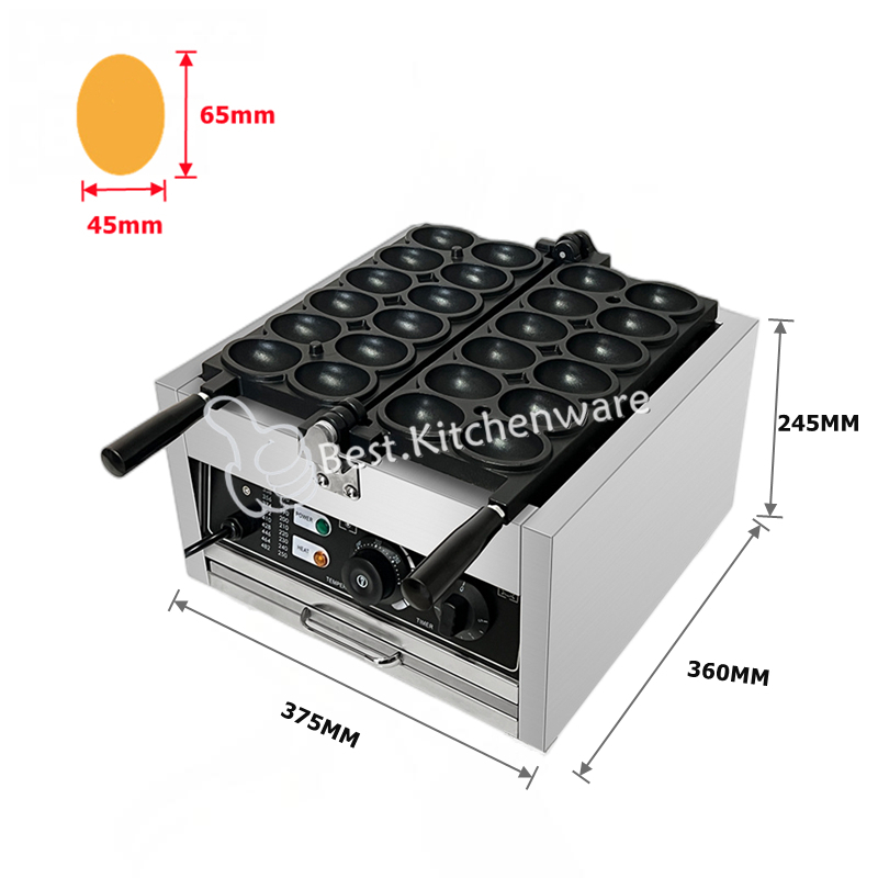 เตาทำขนมไข่-เครื่องทำวาฟเฟิลไข่-เตาทำขนมไข่-รูป-egg-12-ชิ้น