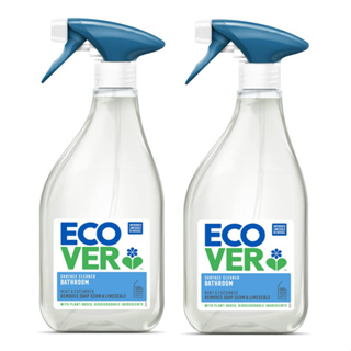 ECOVER น้ำยาทำความสะอาดห้องน้ำ พื้นและกระเบื้อง อีคอเวอร์ กลิ่นมิ้นต์ และแตงกวา ชุดละ 2 ขวด ขวดละ 500 มิลลิลิตร
