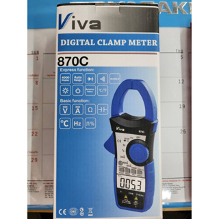 VIVA ดิจิตอลแคลมป์มิเตอร์ (Digital Clamp Meter) รุ่น 870C