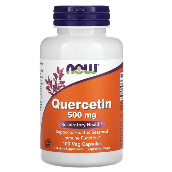 คุ้ม100เม็ด-quercetin-เควอซิติน-500-mg-100-caps-ต้านหวัด-ภูมิแพ้-ป้องกันโรคหลอดเลือดหัวใจ-now-food-exp-10-26