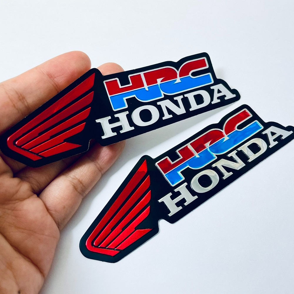 สติ๊กเกอร์ HRC Honda Racing Sticker สติกเกอร์ติดรถ มอเตอร์ไซค์ ฮอนด้า ...
