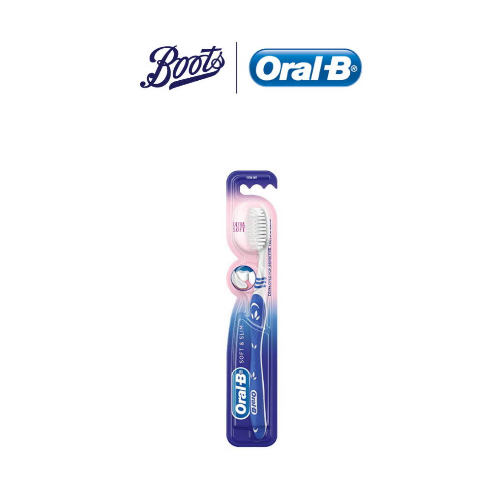 oral-b-ออรัลบี-แปรงสีฟัน-รุ่นซอฟท์แอนด์สลิม-ขนแปรงนุ่มพิเศษ-คละสี