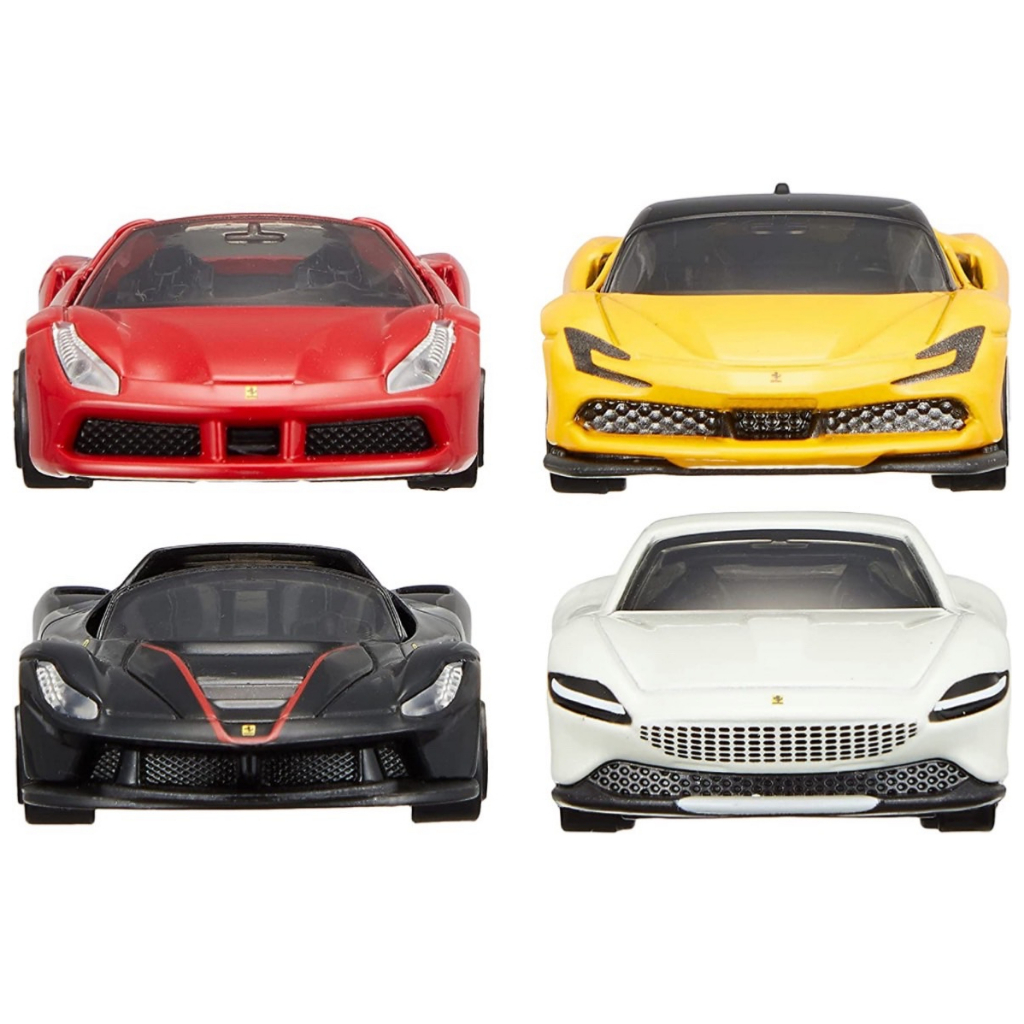 tomica-ferrari-collection-488-spider-sf90-stradale-la-ferrari-aperta-ferrari-roma-สินค้าจากญี่ปุ่น-4-ชิ้น-ชุดของขวัญ