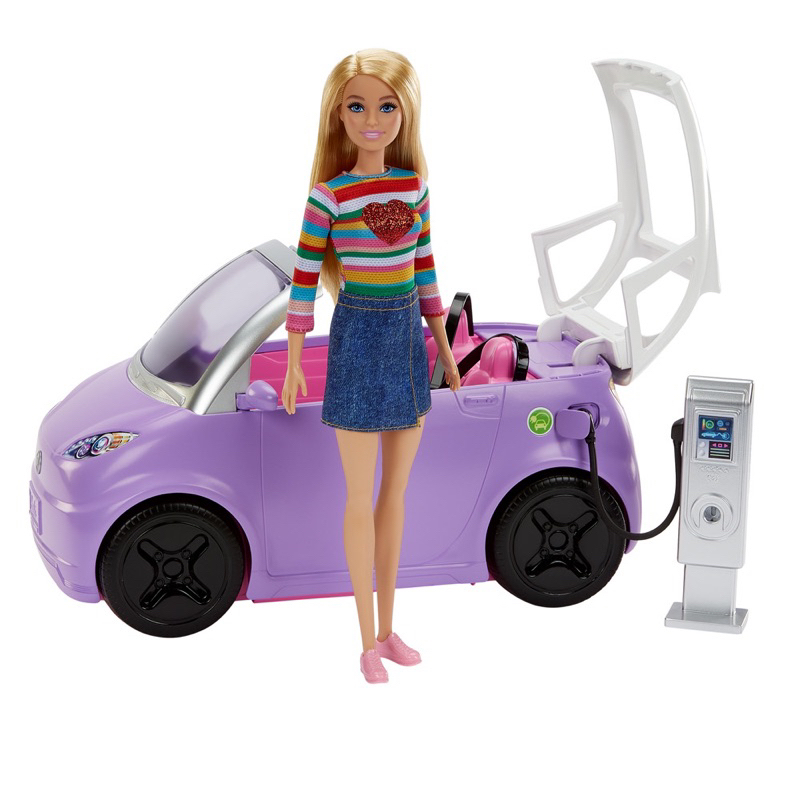 barbie-2-in-1-electric-vehicle-บร์บี้-รถไฟฟ้าเปิดประทุน-hjv36