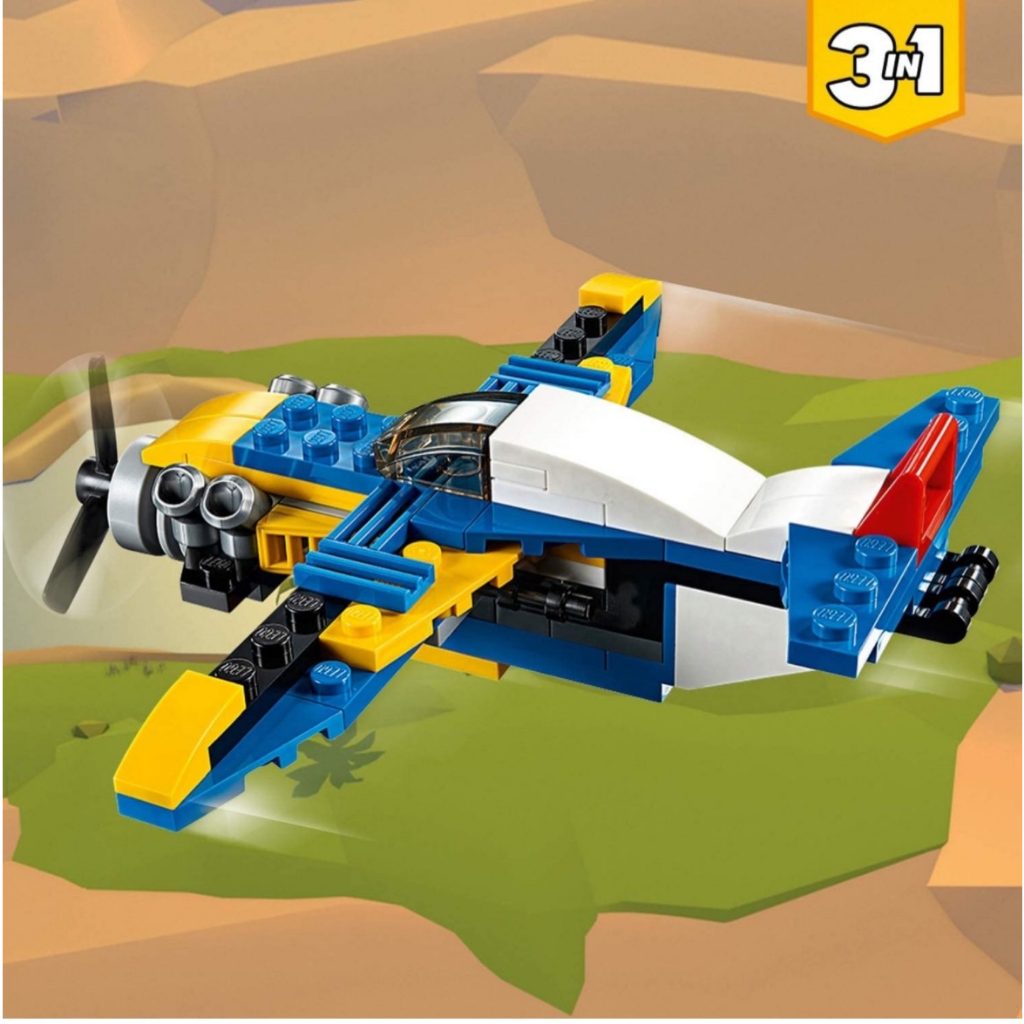 lego-creator-รถบั๊กกี้ทะเลทราย-31087-บล็อกของเล่นเครื่องบิน