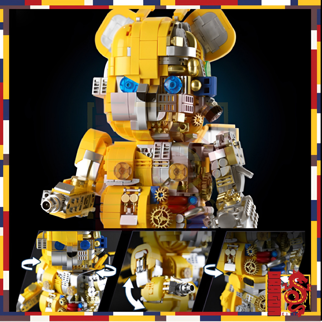 ตัวต่อ-wangao188005-bear-robot-แบบริค-โรบอร์ท-mechanical-violence-bear-robot-แบบริคครึ่งโรบอท-ขนาดเท่ากับ-400