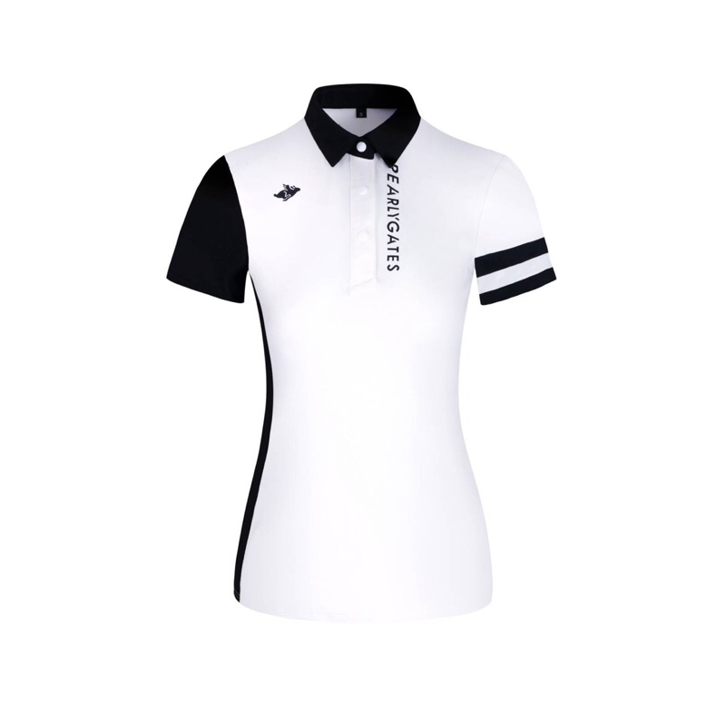 เสื้อแขนสั้นกอล์ฟหญิง-pearly-gates-2023-new-arrivals-pg-ladies-golfs-shirts-2023-new-collection