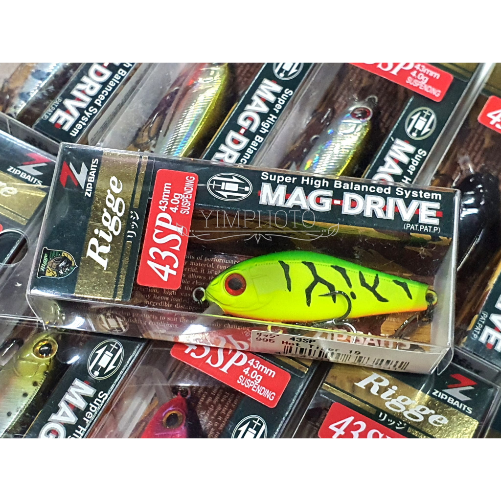 Zipbaits Rigge 43 sp 4g. เหยื่อปลอม Zipbait กลางน้ำ เหยื่อตกปลา ...