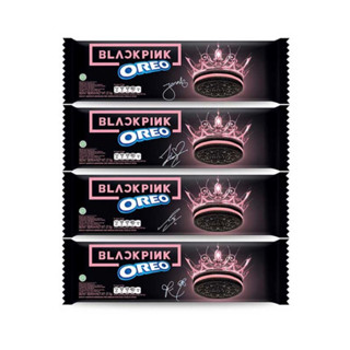 Oreo x BLACKPINK รสสตอเบอรรี่ คละลายเซ็น ขนาด 27.6g.