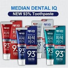 ยาสีฟันเกาหลี MEDIAN DENTAL IQ 93% ของแท้ 100% มี 4 สูตร