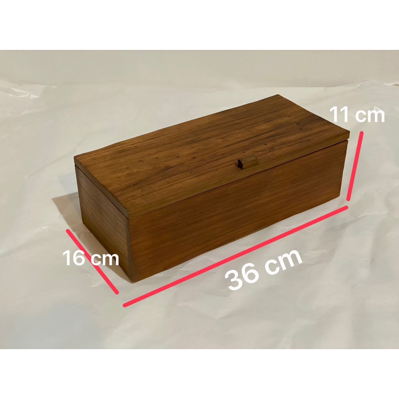 กล่องไม้สัก-กล่องเก็บของ-งานไม้สักเก่า-สีมีอ่อน-เข้ม-ตามธรรมชาติไม้