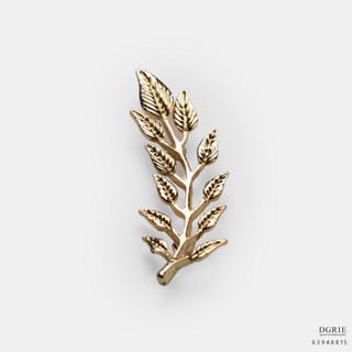 Golden Leaf Roman Style Brooch-เข็มกลัดสไตล์โรมันใบไม้สีทอง